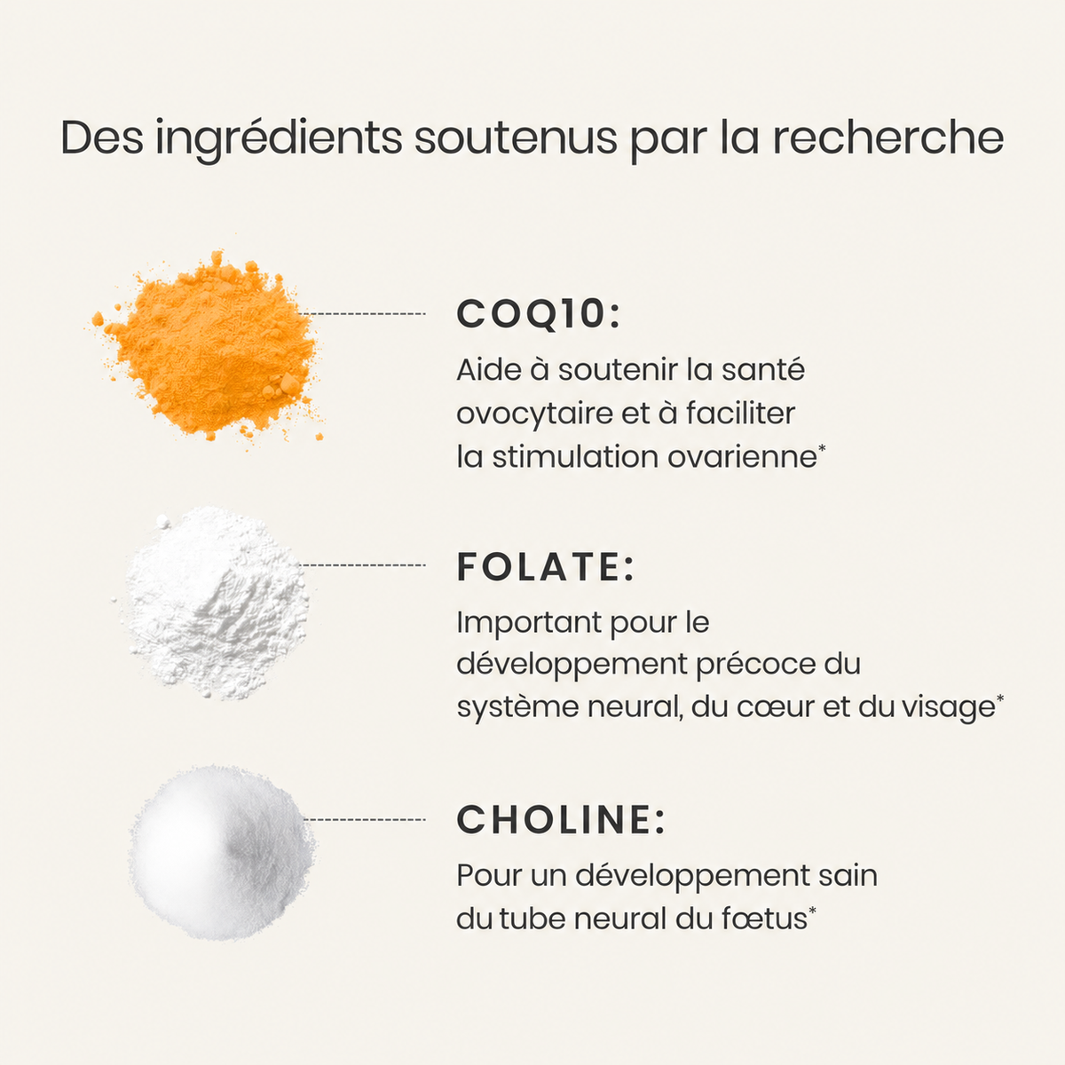 Formule complète pack prénatal pour la fertilité féminine