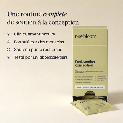 Formule complète pack prénatal pour la fertilité féminine