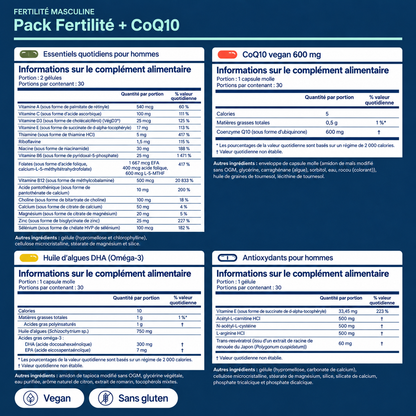 Formule Complète Pack Fertilité Masculine